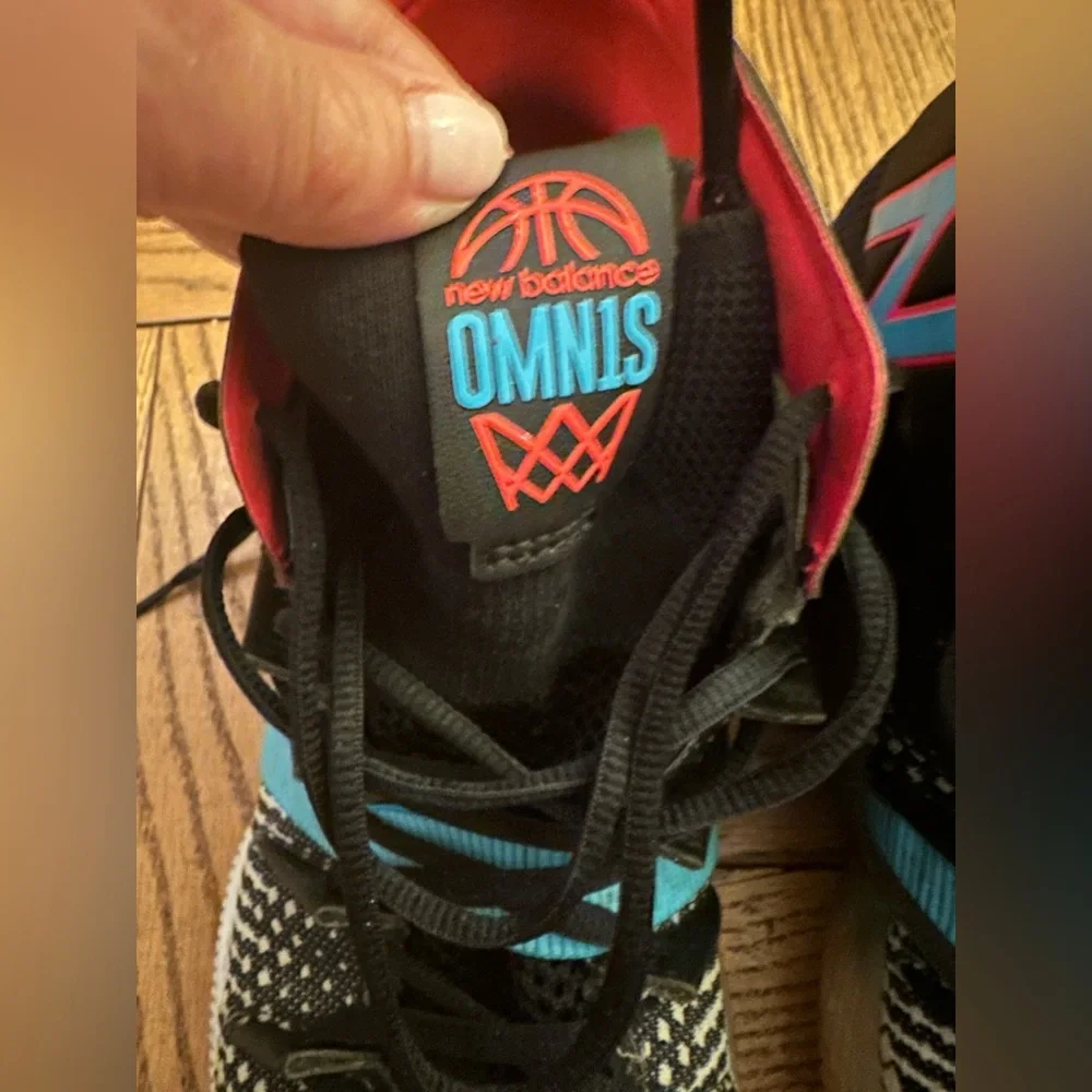 New Balance OMN1S 'Baited' Black/Blue Multi BBOMNXBS Basketball Size 12